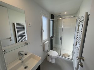 Badezimmer im Mobilheim